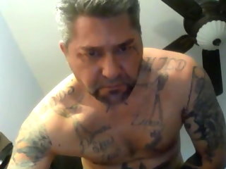 tattooed muscled